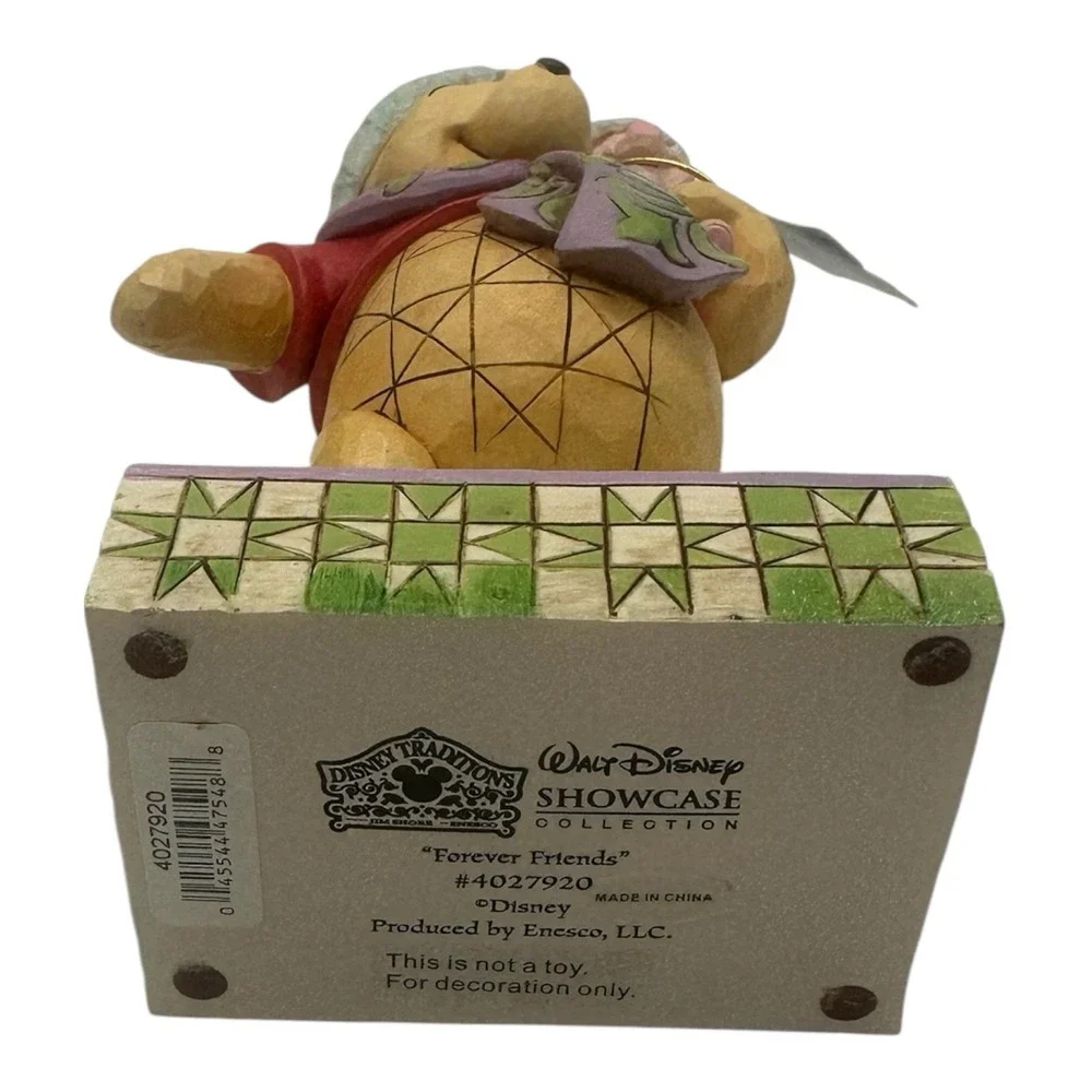 Jim Shore Winnie the Pooh Piglet Christmas Figurine Forever Friends 4027920‎